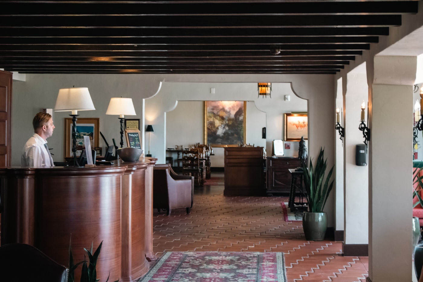 Hotel reception